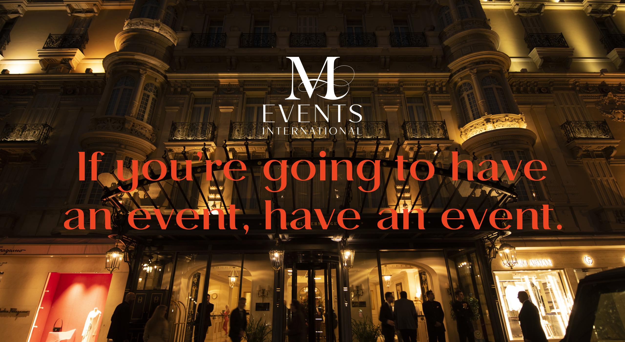 M Events International Tagline