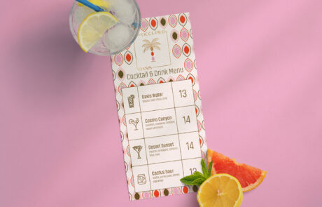 Cocktail Menu Branding